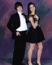 <p>OK, so while this <em>technically</em> wasn't a photo taken at prom, it's still way too precious not to include! David shared this throwback pic on Valentine's Day 2019.</p><p>"Happy Valentines Day from when Natalie [Mariduena] dragged me to my first high school dance only to leave me in the cafeteria while she danced with half the high school football team," he hilariously <a href="https://www.instagram.com/p/Bt4TBQwFDdI/" rel="nofollow noopener" target="_blank" data-ylk="slk:captioned on Instagram;elm:context_link;itc:0;sec:content-canvas" class="link ">captioned on Instagram</a>.</p>