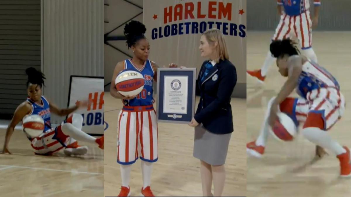 Female Harlem Globetrotter Makes History for Her Team