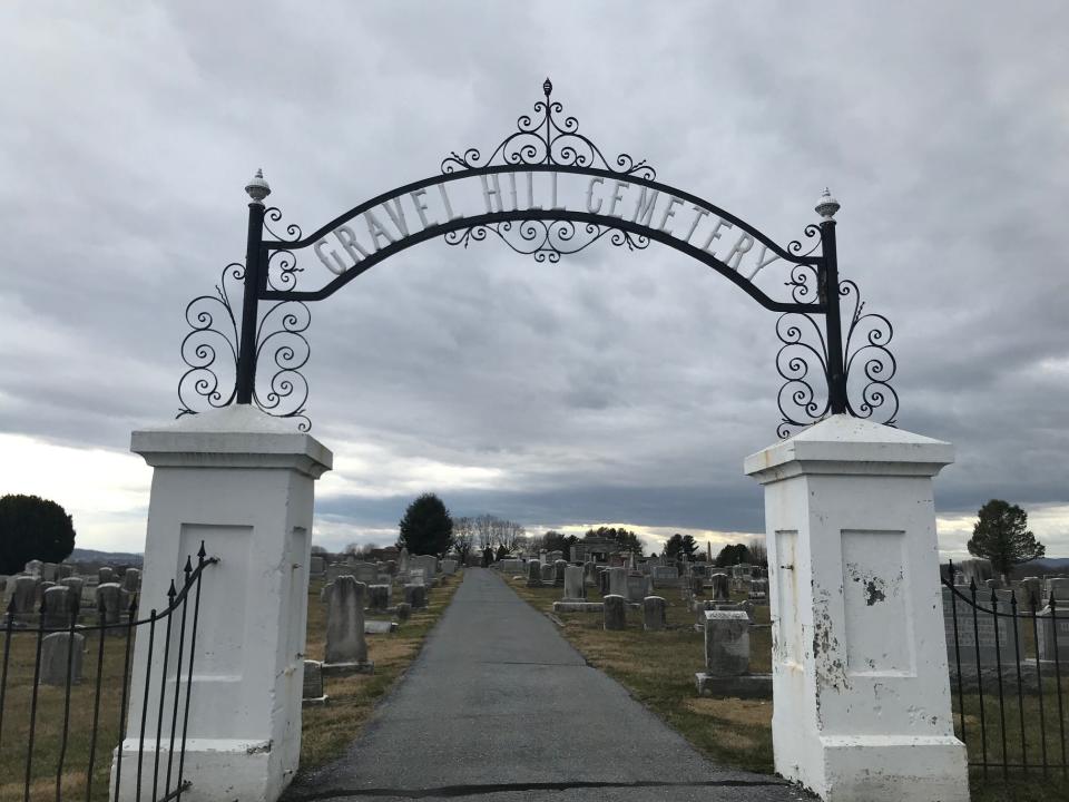 Gravel Hill Cemetery in Palmyra. The cemetery came under fire this week from some families after items of importance were removed from gravesites.