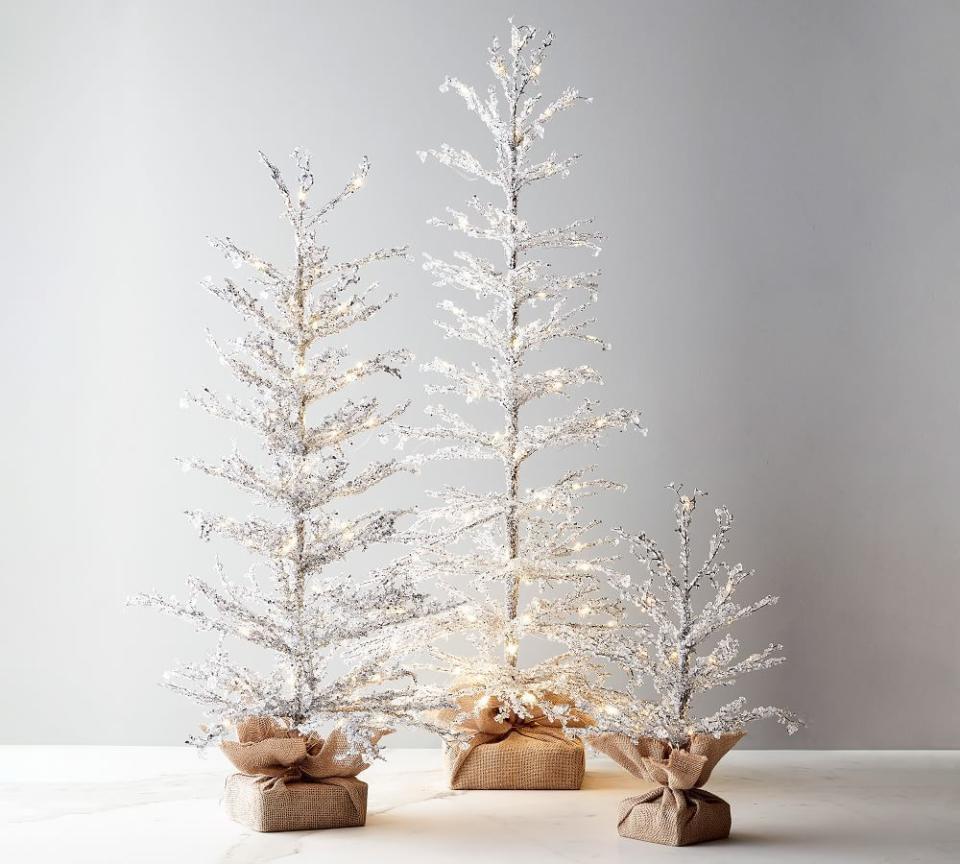 <p><a href="https://go.redirectingat.com?id=74968X1596630&url=https%3A%2F%2Fwww.potterybarn.com%2Fproducts%2Fpre-lit-snowy-crystal-trees%2F%3Fpkey%3Ds%257Ecrystal%2Btree%257E6&sref=https%3A%2F%2Fwww.veranda.com%2Fshopping%2Fg41497590%2Fluxury-christmas-decorating-ideas%2F" rel="nofollow noopener" target="_blank" data-ylk="slk:Shop Now;elm:context_link;itc:0;sec:content-canvas" class="link ">Shop Now</a></p><p>Pre-lit Snowy Crystal Trees</p><p>$59.00</p>