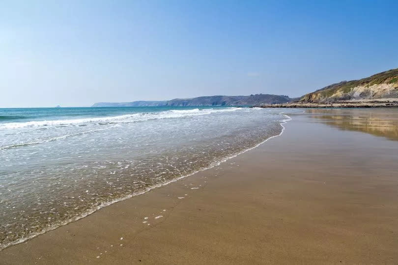 Porthluney Beach at Caerhays Cornwall was said to be the worst for sewage in the UK