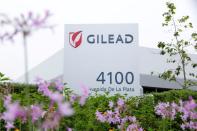 FILE PHOTO: Gilead Sciences Inc pharmaceutical company is seen during the outbreak of the coronavirus disease (COVID-19), in California