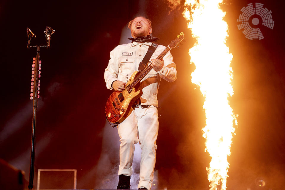 shinedown 003 2022 Aftershock Fest Shakes Sacramento with KISS, My Chemical Romance, Slipknot, and More: Recap + Photos