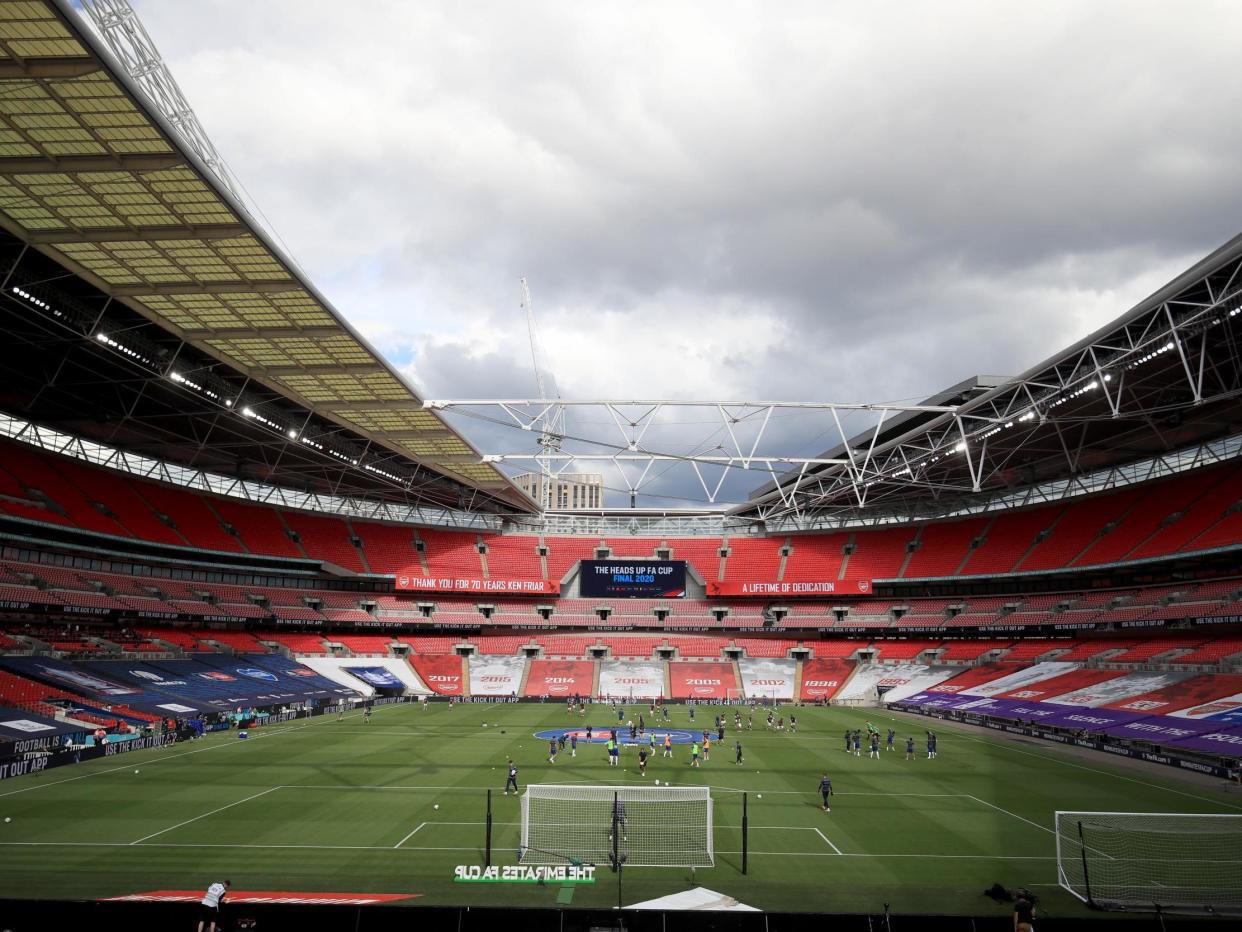 General view inside the stadium: Getty Images