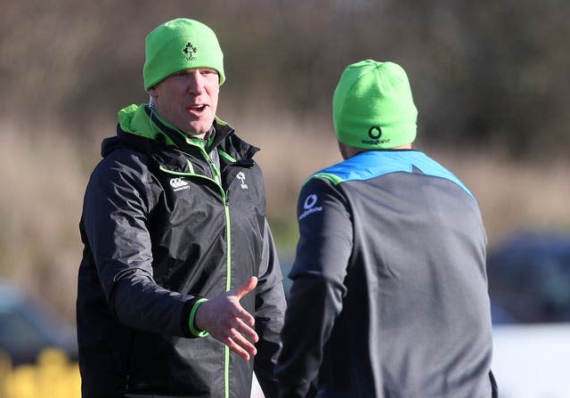 Paul O’Connell, left, previously worked as Ireland Under-20s assistant coach