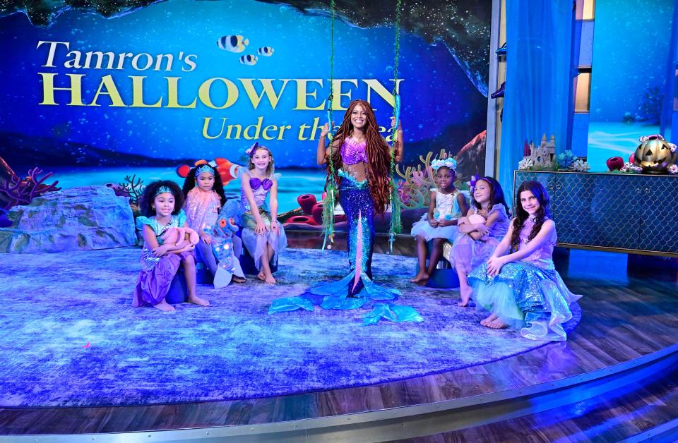 Tamron Hall hosted "Halloween: Under the Sea" as Ariel from "The Little Mermaid."
