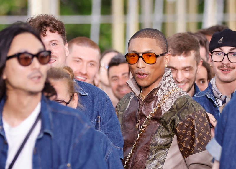 Louis Vuitton collection show during Men's Fashion Week in Paris