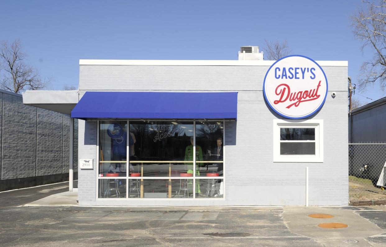 The bar portion of Casey's Dugout is open on Lincoln Ave. in Evansville. Pizza will be available in Mid March.