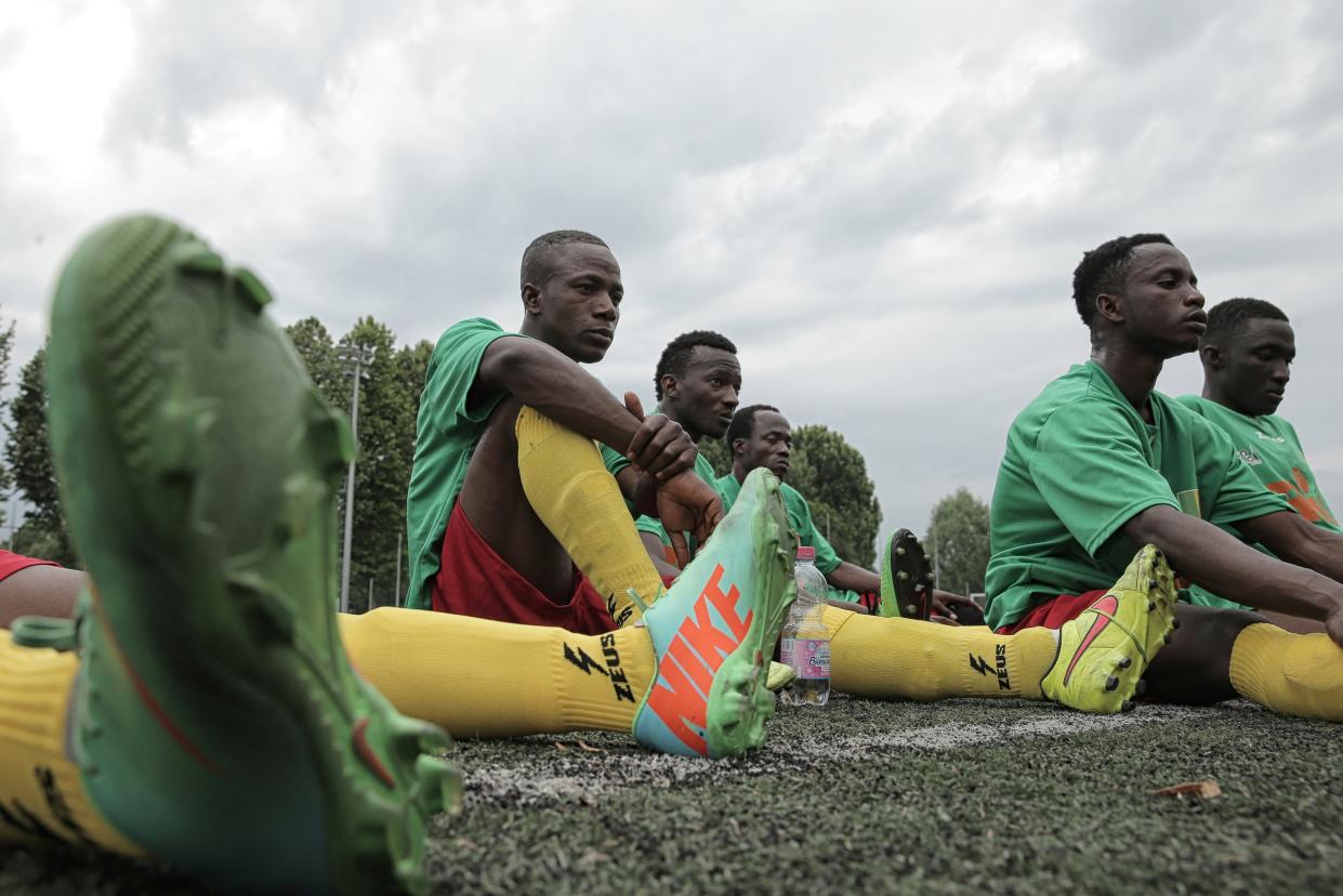 Malian refugee Aboudala Dembele in Turin, June 2015.