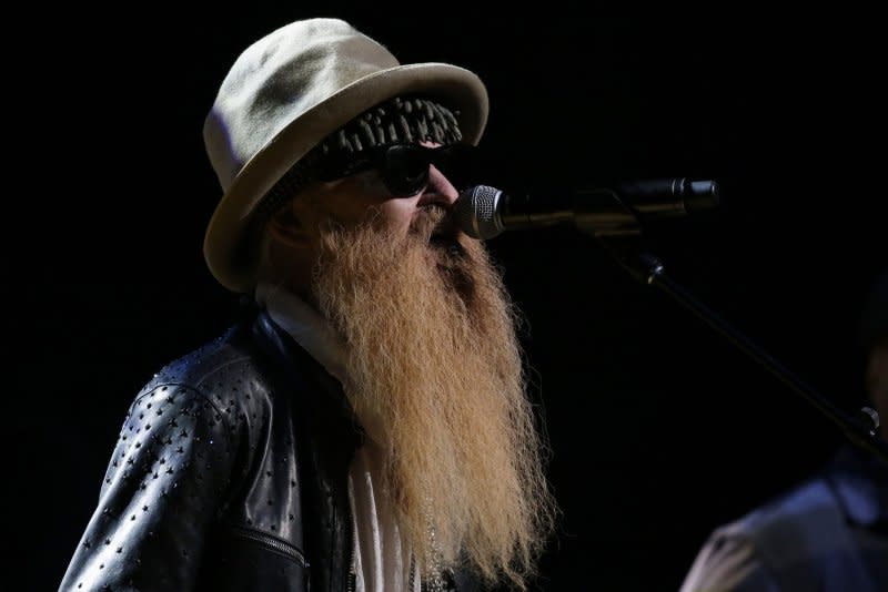 Billy Gibbons performs at the 3rd annual God's Love We Deliver Love Rocks NYC! Benefit Concert at the Beacon Theatre in New York City on March 7, 2019. The rocker turns 73 on December 16. File Photo by John Angelillo/UPI