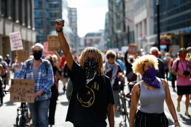 Black Lives Matter protest, in London