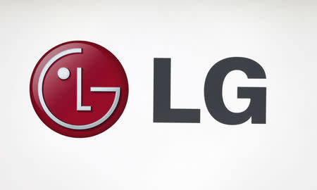 FILE PHOTO - LG Electronics' company logo is seen at a shop in central Seoul, July 23, 2013. REUTERS/Lee Jae-Won/File Picture