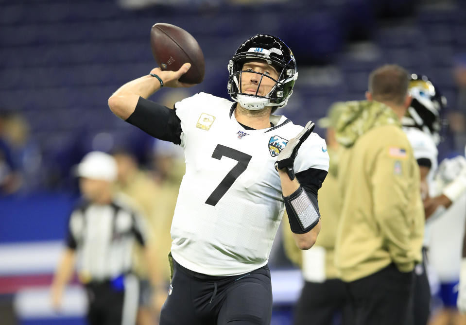 He's back: Quarterback Nick Foles returned to the lineup on Sunday for the Jaguars. (Andy Lyons/Getty Images)