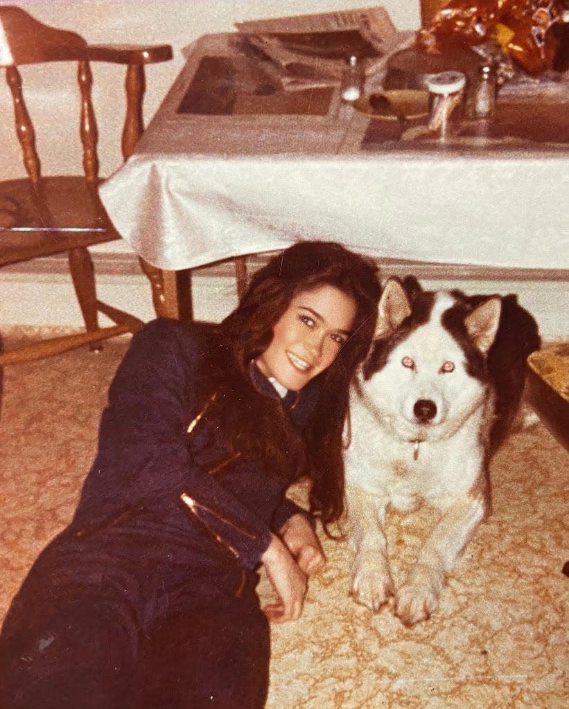 Lori Lee, a dog lover, earned the nicknames "Sled Dog" and “Sleddy” after learning to drive dogsleds while living in Alaska.