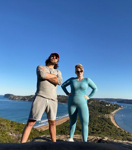 Rebel and her friend Hayden posed for some pics during their walk. Photo: Instagram/rebelwilson.