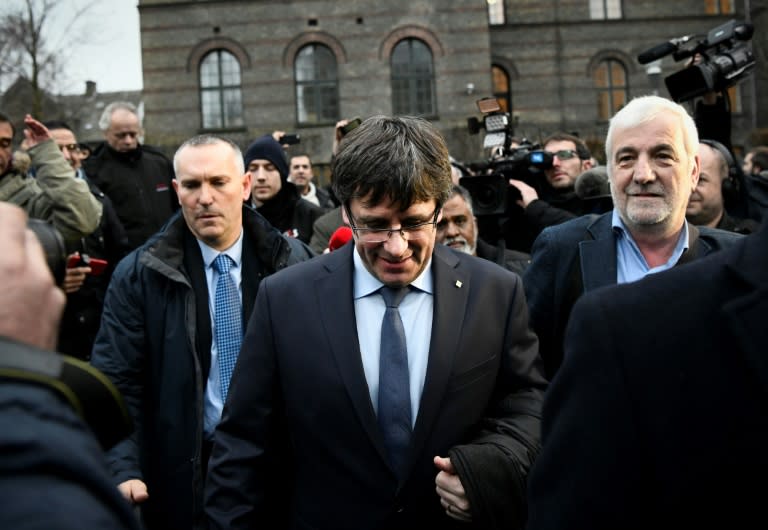 Carles Puigdemont attended a debate at the University of Copenhagen