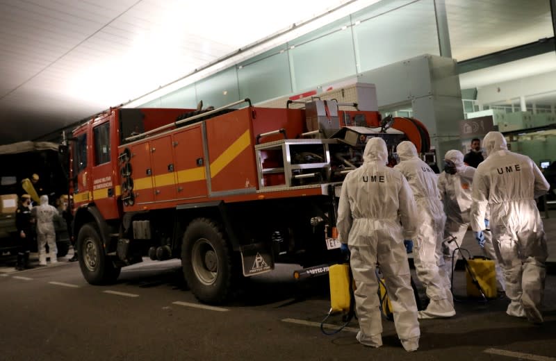 Partial lockdown as part of a 15-day state of emergency to combat the coronavirus disease (COVID-19) outbreak in Barcelona