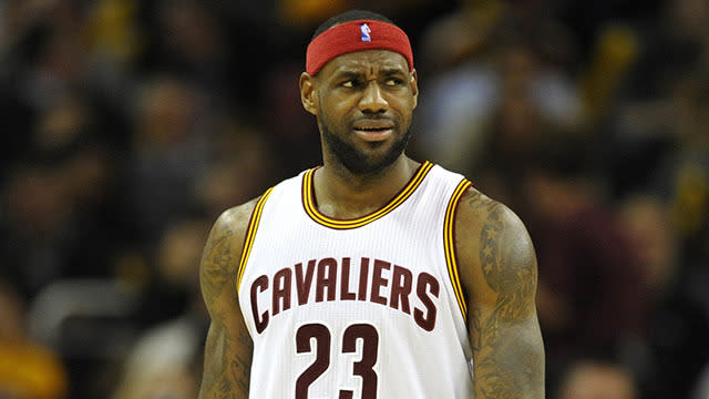 LeBron James wasn't exactly inspiring in his Mandela comments, either. (Photo: CBS)