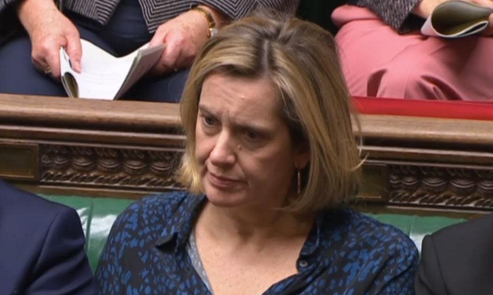 Works and pensions secretary Amber Rudd