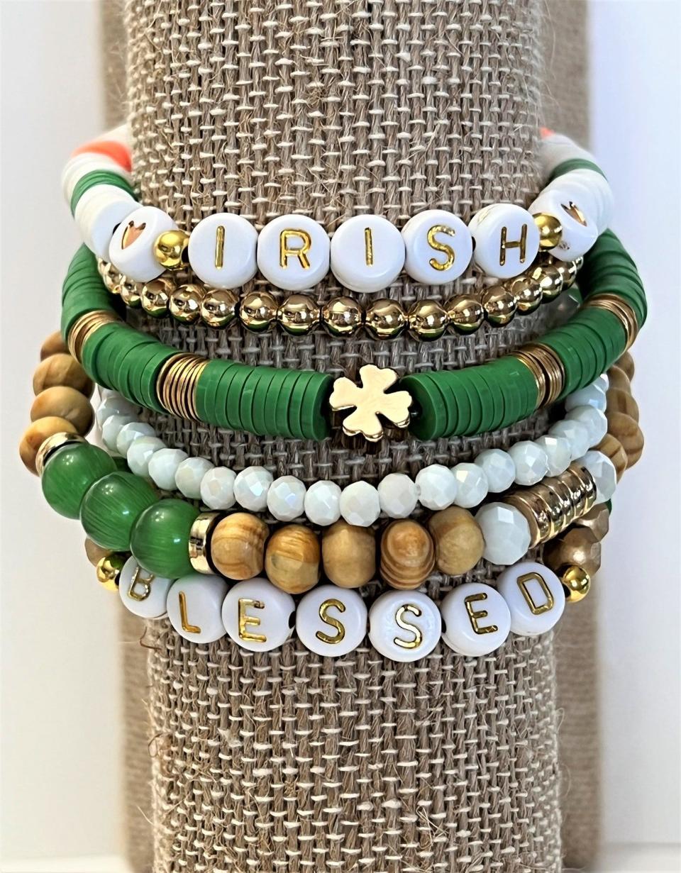 11) Beaded Stack Bracelets