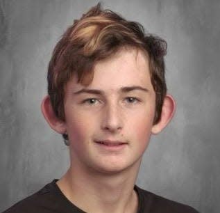 The school photo of Aidan Burnette, who was hit by a car on Feb. 14. He's still recovering from his injuries and is now at a children's hospital in Charlotte.