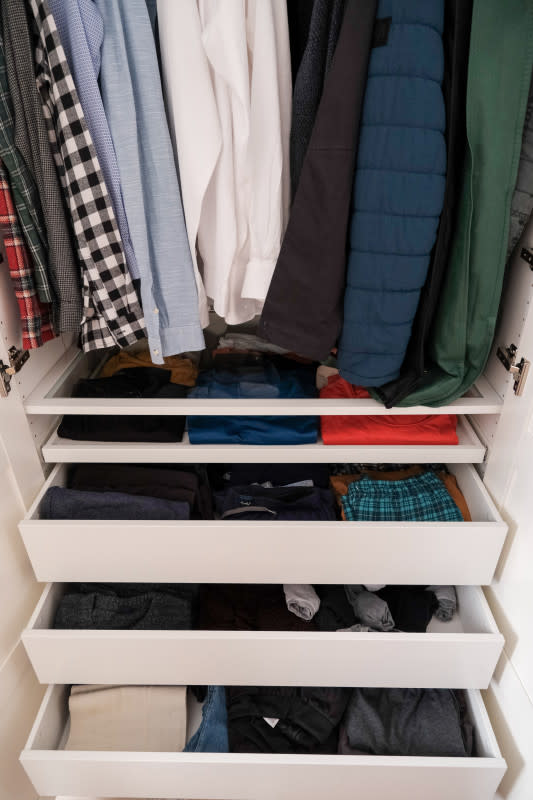 Optimize vertical storage in your closet.<p>Photo by Kamil Kalkan on Unsplash</p>