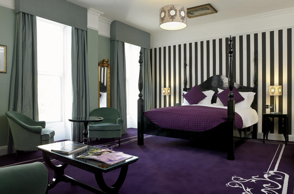 One of the larger bedrooms at Francis Hotel Bath [Photo: Supplied]