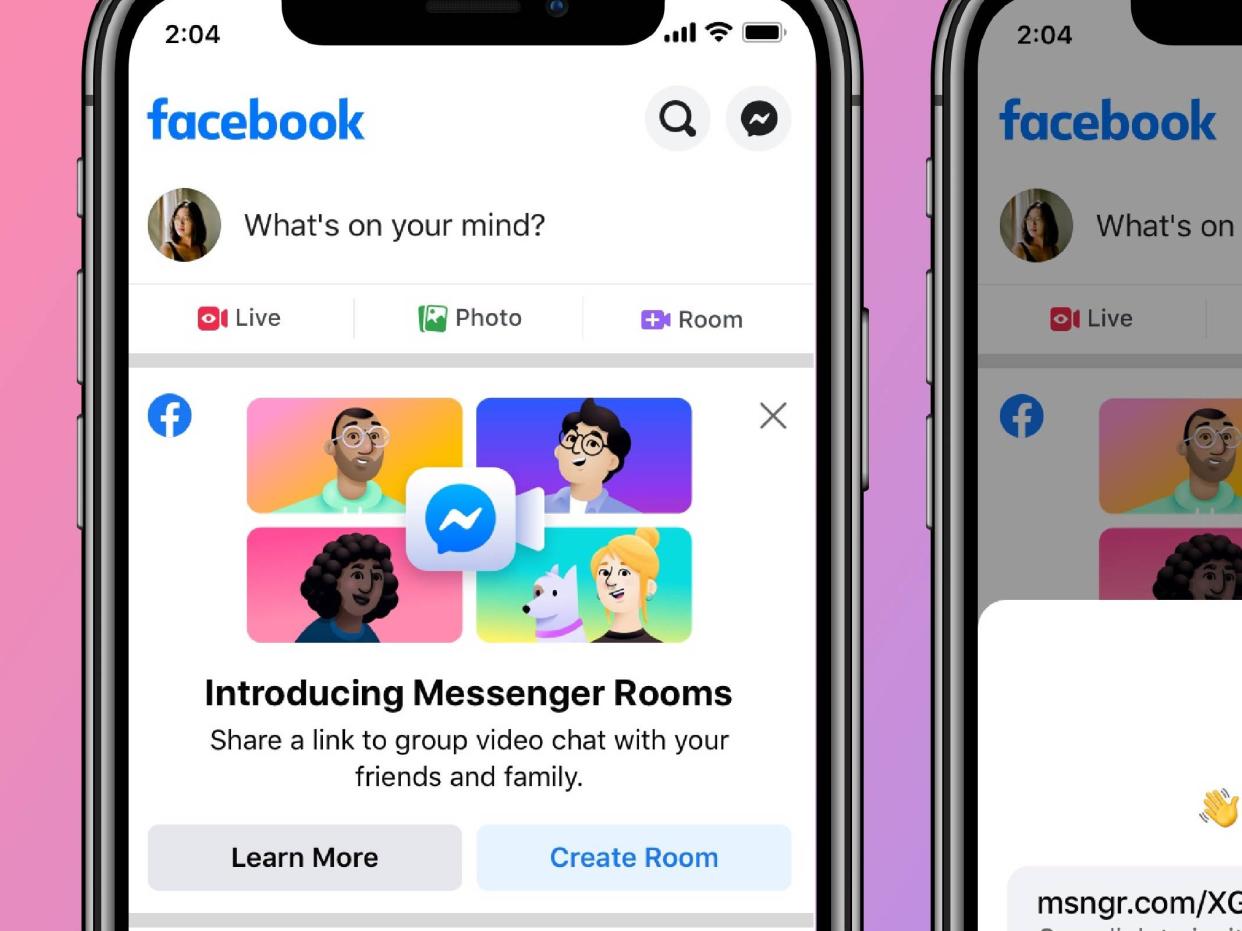 3. Messenger Rooms   News Feed Image