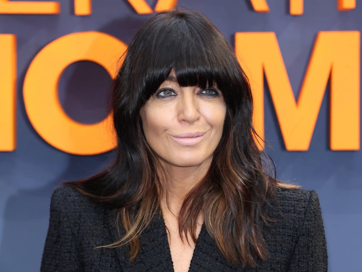  Claudia Winkleman attends the "Operation Mincemeat" UK premiere at The Curzon Mayfair on April 12, 2022 (Getty Images for Warner Bros.)
