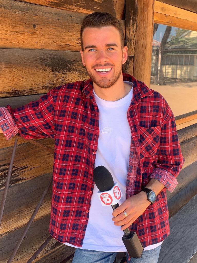 Former Channel 10 entertainment reporter Jesse Baird. Picture Instagram