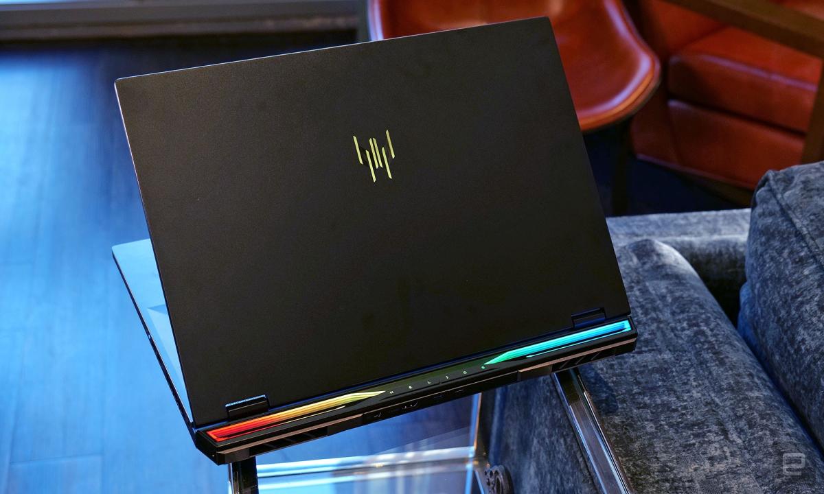 The Infinity Mirror hinge on the Acer Predator Helios 18 is the most mesmerizing hinge on a laptop at CES 2024. 