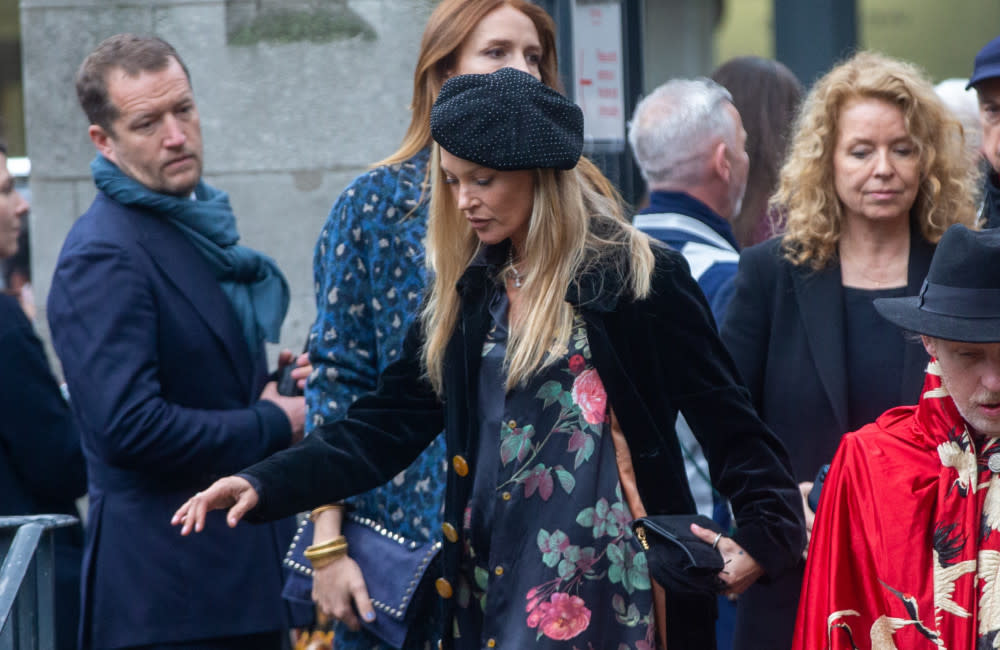 Kate Moss at Dame Vivienne Westwood's memorial service credit:Bang Showbiz