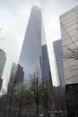 <p>One World Trade Center in lower Manhattan in New York City as a spring storm hit the Northeast on Wednesday, March 21, 2018. (Photo: Gordon Donovan/Yahoo News) </p>