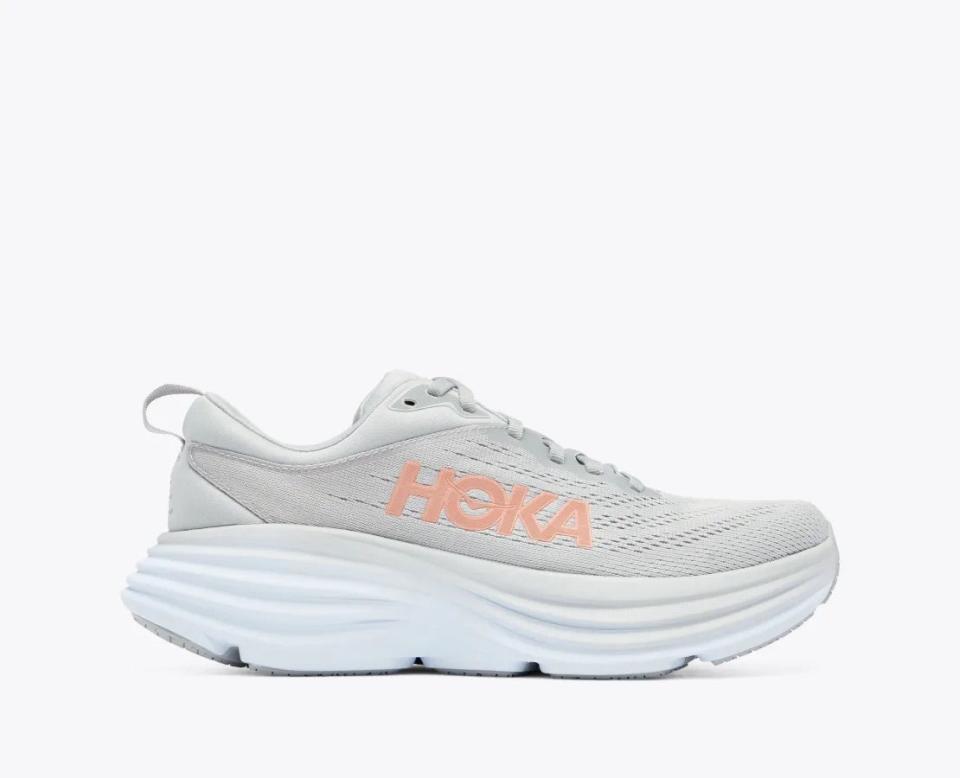 <p><a href="https://go.redirectingat.com?id=74968X1596630&url=https%3A%2F%2Fwww.zappos.com%2Fp%2Fwomens-hoka-bondi-8-harbor-mist-lunar-rock%2Fproduct%2F9697407&sref=https%3A%2F%2Fwww.harpersbazaar.com%2Ffashion%2Ftrends%2Fg45193687%2Fbest-hoka-shoes-for-walking%2F" rel="nofollow noopener" target="_blank" data-ylk="slk:Shop Now;elm:context_link;itc:0;sec:content-canvas" class="link ">Shop Now</a></p><p>Bondi 8</p><p>zappos.com</p><p>$165.00</p>