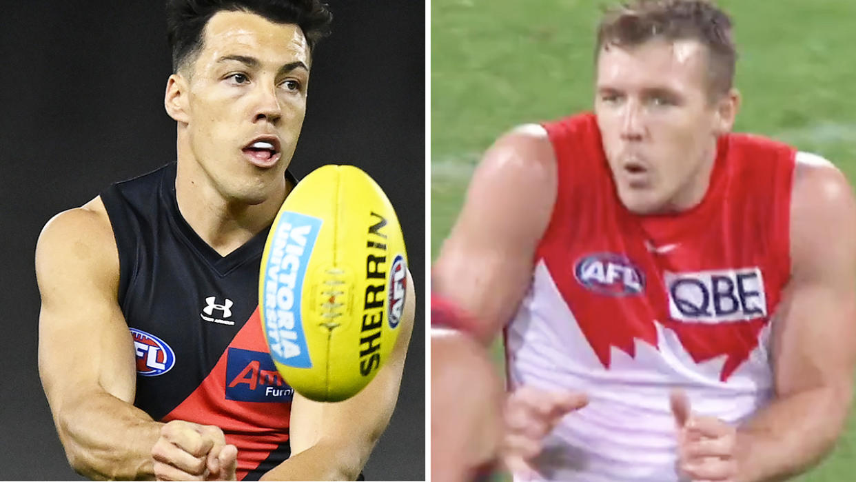 Dylan Shiel was mocked by Luke Parker after a turnover resulted in a Swans goal last weekend.