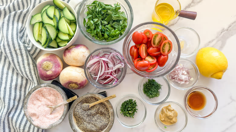 turnip salad ingredients