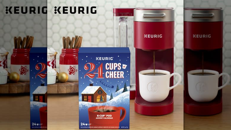 Keurig advent calendar with coffee