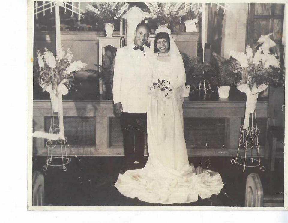 Erma Williams wedding photo.