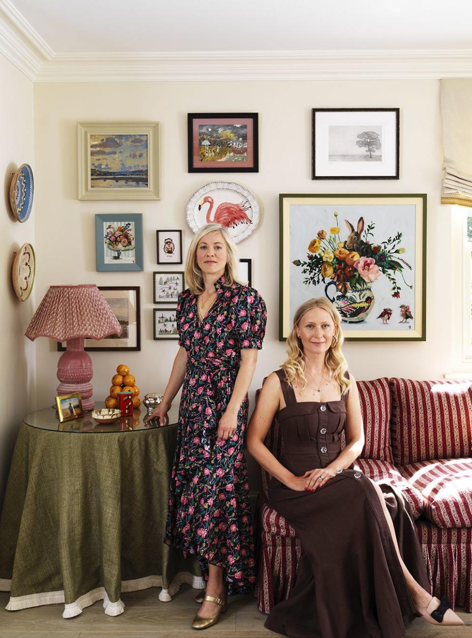 <p>"I live in a leafy part of southwest London with my husband and three daughters and have remained here throughout the pandemic," says Nicole Salvesen, one part of the design duo <a href="https://www.salvesengraham.com" rel="nofollow noopener" target="_blank" data-ylk="slk:Salvesen & Graham;elm:context_link;itc:0;sec:content-canvas" class="link ">Salvesen & Graham</a>. "London can be frenetic and pressured at times, and we have all cherished this time as a family where life has slowed down, and being surrounded by our kind and generous neighbours has made us realize what a wonderful community we live in. We also took the opportunity to get the puppy we had been discussing for months and are delighted we did. She gives us even more opportunity to be together as a family, running and walking outside of the working week. The joy she brings us all, especially the children, even makes some of the tougher days bearable, especially as we move in and out of varying restrictions."<br></p><p>"Having just finished renovating our period farmhouse at the start of the pandemic, it was an unexpected pleasure to be able to spend more time at home with my family and to really have the opportunity to consider all the finishing touches needed to turn the property from a house to a home! My husband and I normally spend half the week in London, so to spend each week in our own home was bliss, although I became absolutely addicted to online antique shopping," says Mary Graham. "I was so grateful for the chance to slow down and enjoy making a home for my family. As interior designers, we rarely get the chance to give as much time to our own homes as to those of our clients, so that has been something I’ve appreciated beyond measure this year."</p>