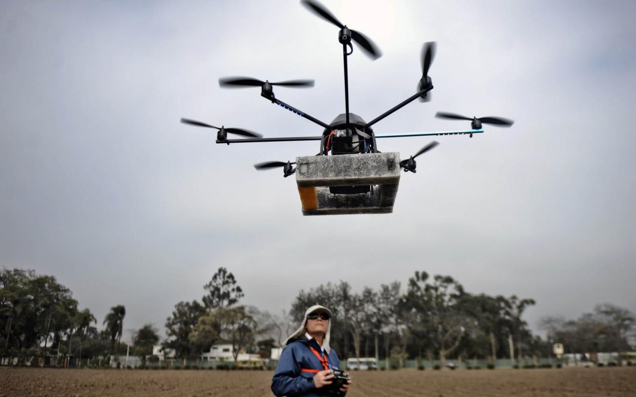 Producers of The Archers have revealed they are recording the sounds of agricultural drones - AFP