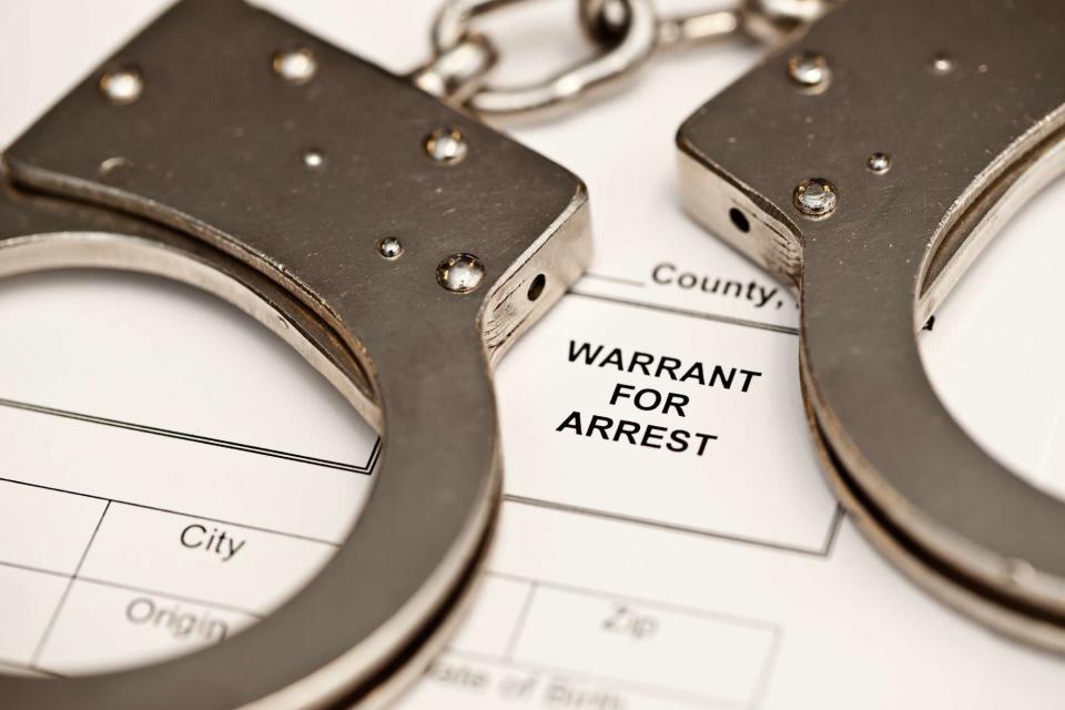 <p>Getty</p> Arrest warrant