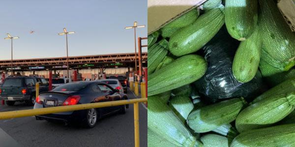 Encuentran más de 250 kilos de droga dentro de calabacitas en garita de Otay