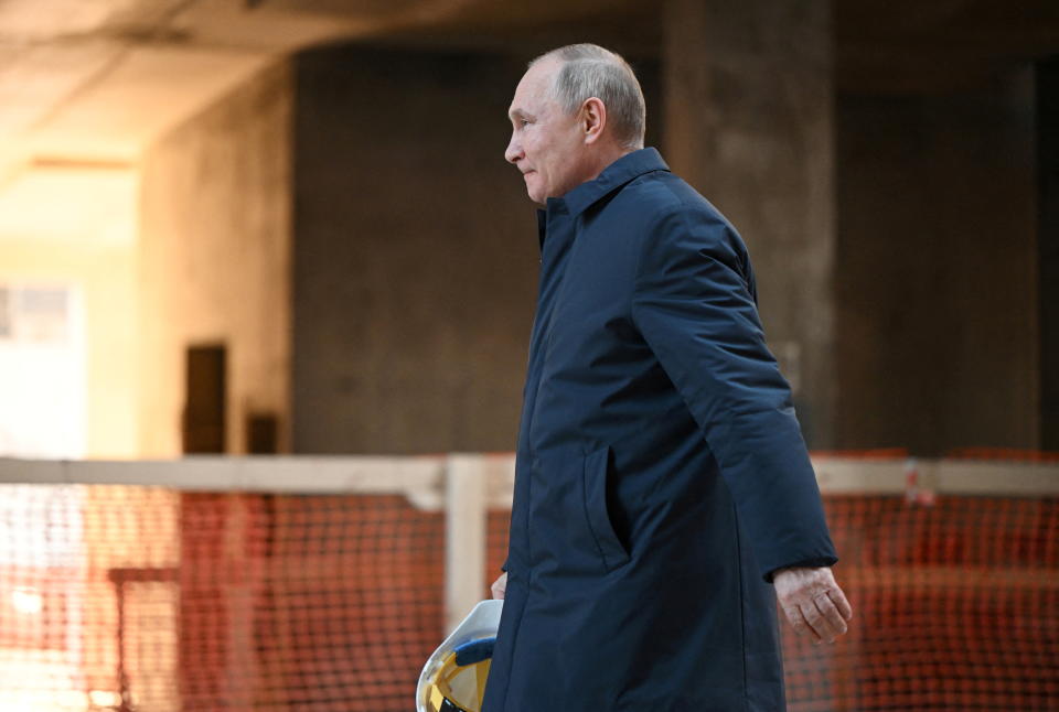 Russian President Vladimir Putin pictured in Moscow. 