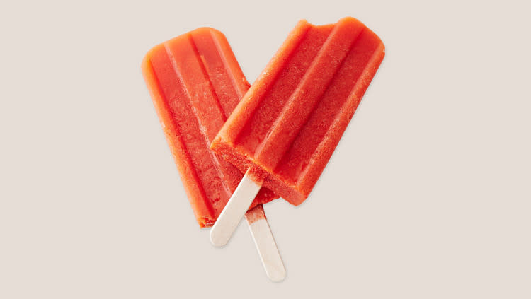 carrot ginger ice pops