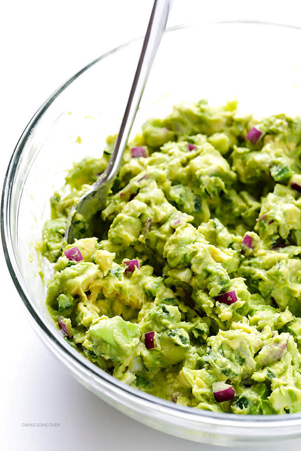 <strong>Get the <a href="http://www.gimmesomeoven.com/perfect-guacamole/" target="_blank">Perfect Guacamole recipe</a>&nbsp;from Gimme Some Oven</strong>