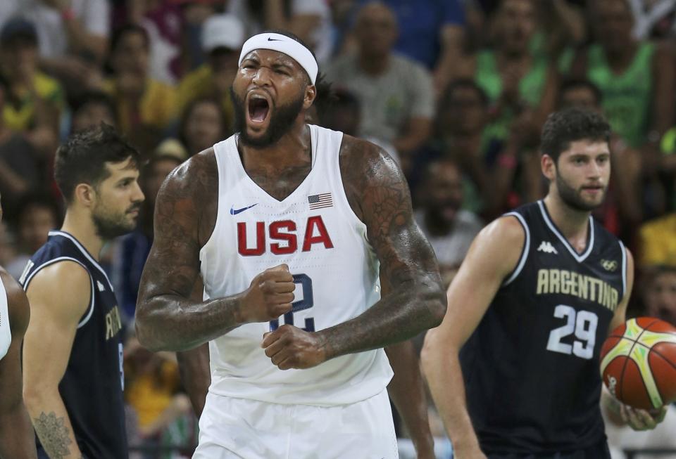 DeMarcus Cousins scored 15 points in Team USA's victory. (Reuters)