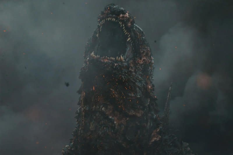 Godzilla roars in "Godzilla Minus One." Photo courtesy of Toho