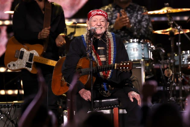 Willie Nelson will headline the 2024 Luck Reunion at his ranch in Spicewood, Texas. - Credit: Kevin Kane/Getty Images for The Rock and Roll Hall of Fame