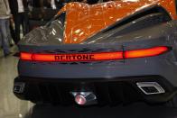 Bertone gives you a vision of the future—from the 1980s—with the wedge-shaped Bertone Nuccio concept, unveiled at the 2012 Geneva Auto Show. Highlighting its long, flat windshield with a bright orange accent, it has ignominiously drawn comparisons to a Dustbuster for its polarizing design. At least what's underneath the hood is appealing: the Nuccio (named after Giovanni Bertone's son) is powered by a Ferrari 4.3-liter V-8, good for 480 horsepower.