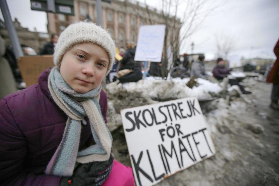 Fighting for the future: Greta Thunberg, the young Swedish activist who started school strikes to urge action on climate change (BBC/Ross Kirby)